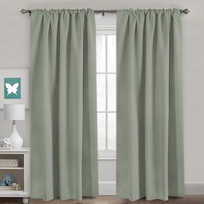 H.VERSAILTEX Blackout Curtains Thermal Insulated Window Treatment Panels Room - Image 2