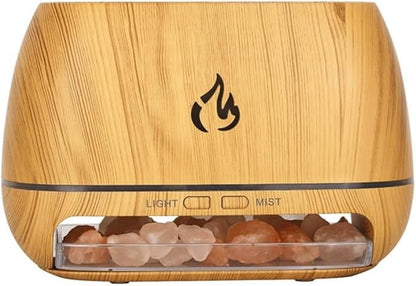 Multi-Colour Flame Humidifier Aromatherapy Diffuser, 7-Colour Flame Humidifier by Unknown