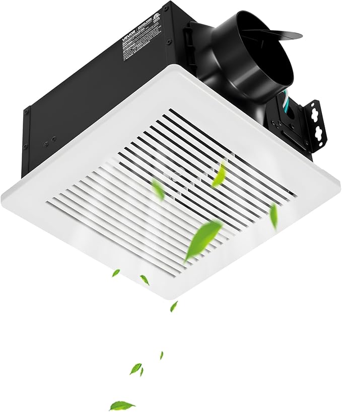 VEVOR Bathroom Exhaust Fan, 80 CFM Bathroom Vent, Premium Motor Ceiling Fan by VEVOR