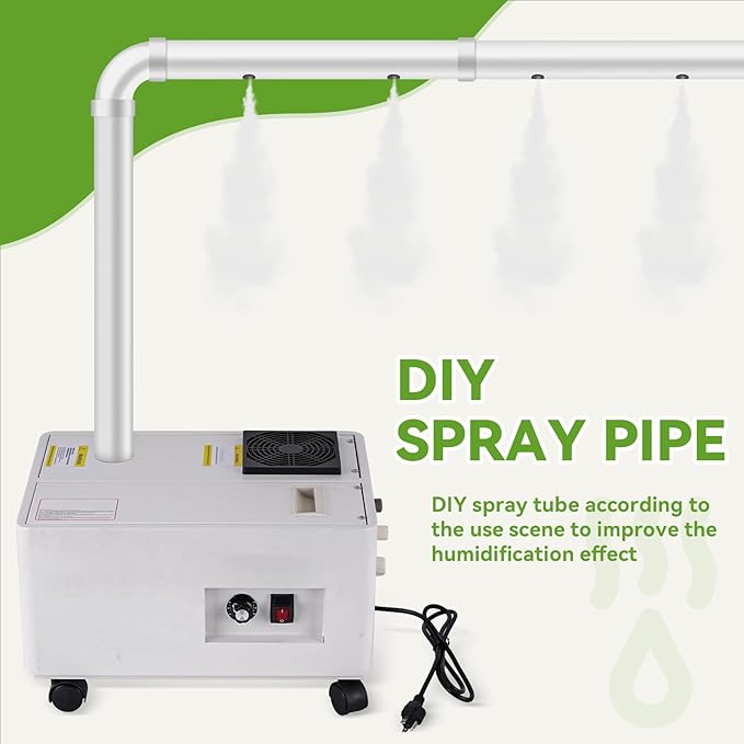 Cool Humidifier 3000ml/Hour Commercial Grade, Auto-Fill Water Tank & Stainless - Image 6