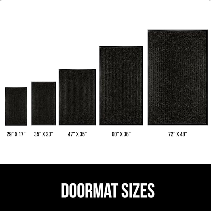 GORILLA GRIP Waterproof Traffic Guard Door Mat, 2 Pack Heavy Duty Entryway Mats - Image 6