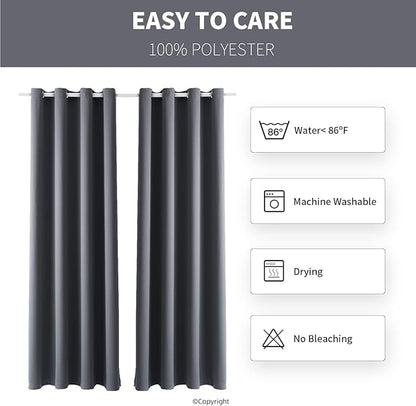 Outdoor Indoor Curtains W52 x L132 - Image 6