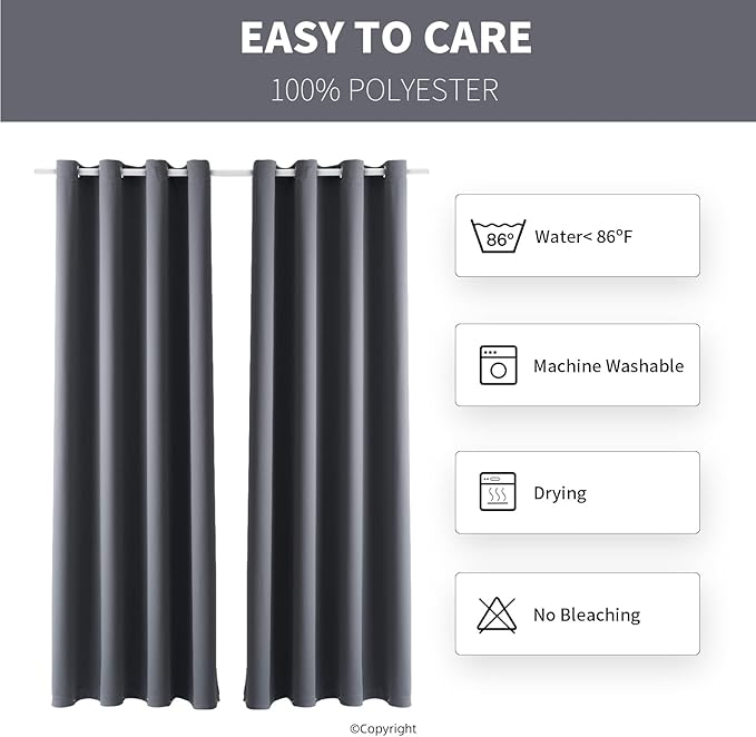Waterproof Outdoor Curtain W52 x L84 - Image 6