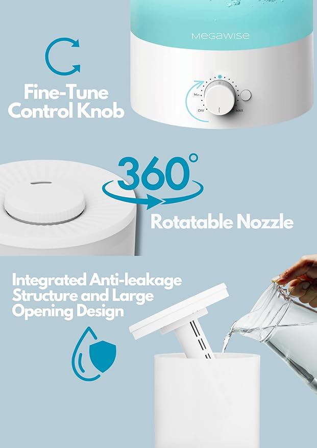 MEGAWISE 3.5L Cool Mist Humidifier - Image 3
