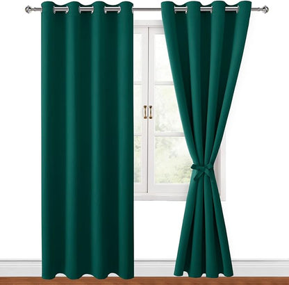 Hiasan Blackout Curtains for Bedroom, 52 x 84 Inches Long - Image 8