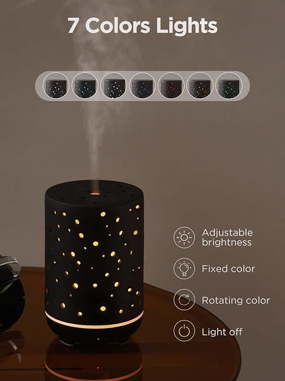 InnoGear Essential Oil Diffuser, 150ml Ceramic Diffuser Ultrasonic Air - Image 6