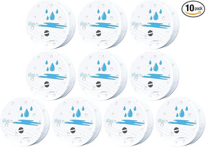 10 Pack Water Leak Detectors for Home, 100dB Waterproof Water Sensor Alarm Leak by Unknown