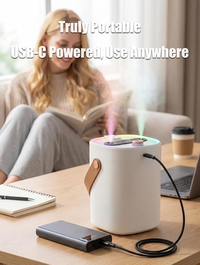 Humidifier for Bedroom, 2L Cool Mist Humidifier - Image 7