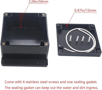 Project Box ABS Black Electrical Boxes IP65 Outdoor Waterproof Box Electronic - Image 4