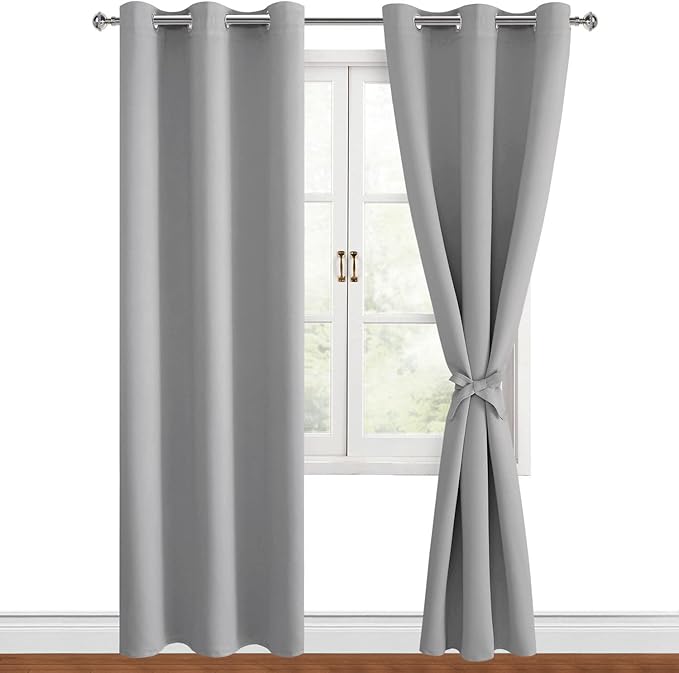 Hiasan Blackout Curtains for Bedroom, 42 x 84 Inches Long by Hiasan