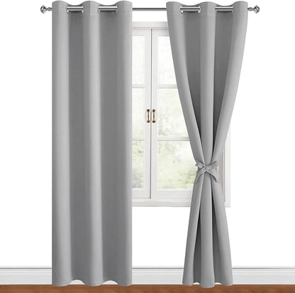 Hiasan Blackout Curtains for Bedroom, 42 x 84 Inches Long by Hiasan