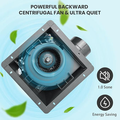 88CFM 1.0 Sone Bathroom Exhaust Fan - Image 7