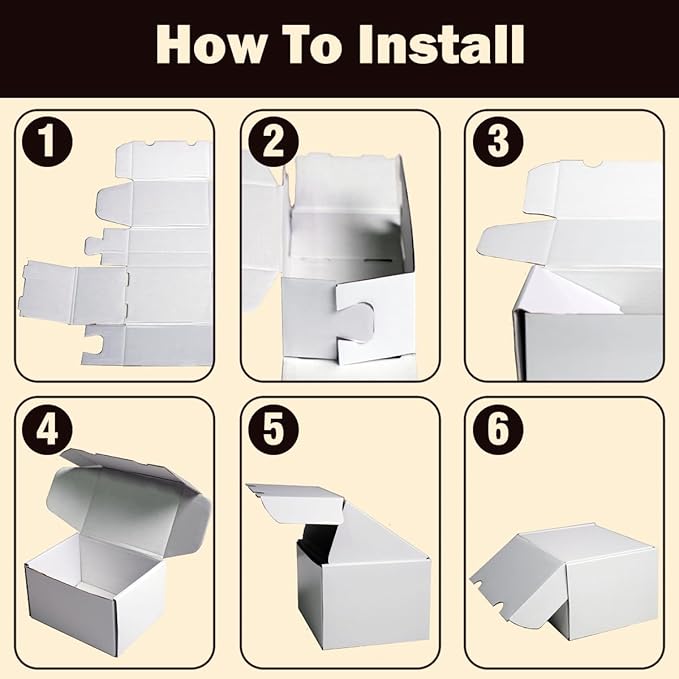 NUMINA 4 Pack 350 Small Card Storage Box, Heavy Duty Cardboard Game Card - Image 4