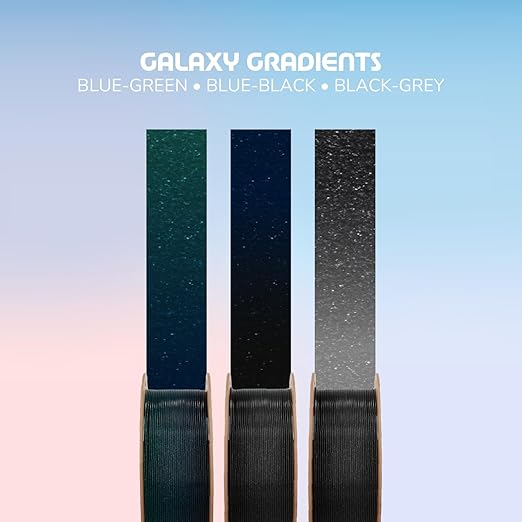 Polymaker Panchroma Gradient Galaxy PLA Black-Blue 3D Printing Filament - Image 4