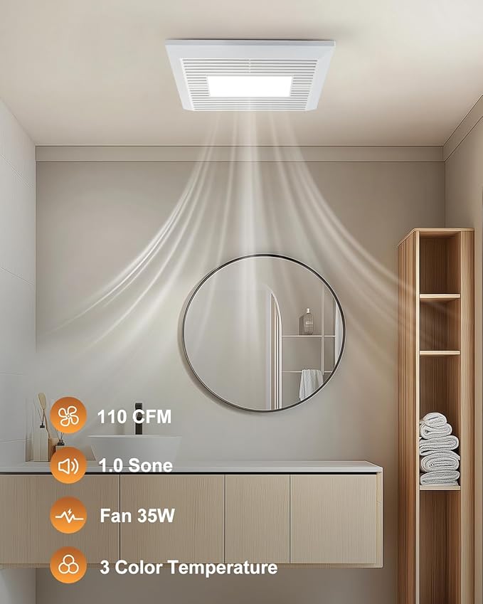 GROWNEER Bathroom Exhaust Fan - Image 5