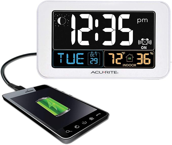 AcuRite Intelli-Time Digital Alarm Clock by AcuRite