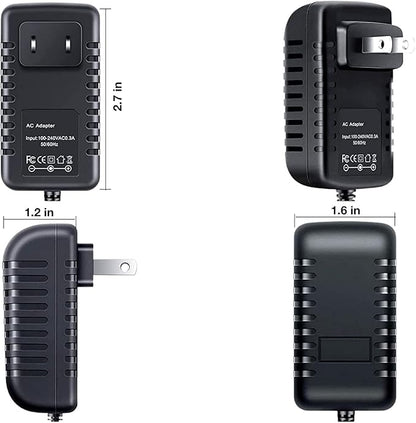AC Adapter Replacement for Dickson:R157 12V Temp/Humidity Data Logger Flat - Image 2