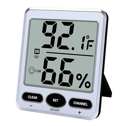 Urageuxy Hygrometer Thermometer Room Thermometer Indoor by Urageuxy