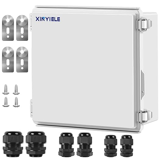 Waterproof Outdoor Project ABS Plastic Junction Box IP67 Weatherproof Dustproof by XINYIELE