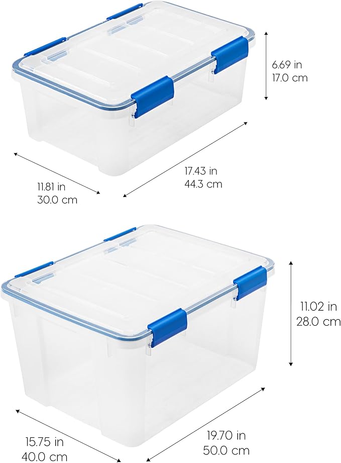 IRIS USA WeatherPro 27 & 44 Qt Storage Bins - Image 5