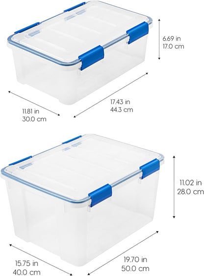 IRIS USA WeatherPro 27 & 44 Qt Storage Bins - Image 5