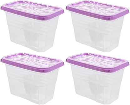 Amosfun 4pcs Moisture Absorbing Box Reusable Plastic Container - Image 9