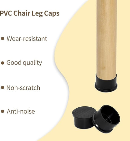 Flyshop 2", 50 mm, Patio Round Chair Leg Caps, Furniture Table Feet Covers - Image 6
