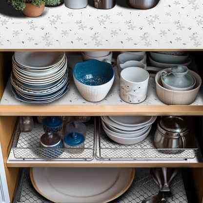 12 Inch x 360 Inch Shelf Liner for Kitchen Cabinets Non Adhesive Kitchen Drawer - Image 2