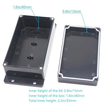 Zulkit Junction Box ABS Plastic Dustproof Waterproof IP65 Universal Electrical - Image 6