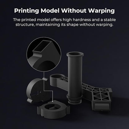Creality PLA Filament 1.75mm Carbon-Black, 3D Printer Filament 1kg Spool - Image 4