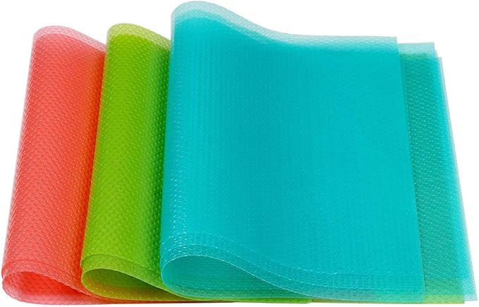 9 Pack Refrigerator Mats, Washable Fridge Mats Liners Easy to Clear Fridge Pads - Image 4