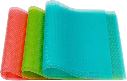 9 Pack Refrigerator Mats, Washable Fridge Mats Liners Easy to Clear Fridge Pads - Image 4