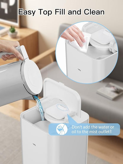 10L/2.64Gal Humidifiers for Bedroom, Top Fill Quiet Ultrasonic Cool Mist - Image 9