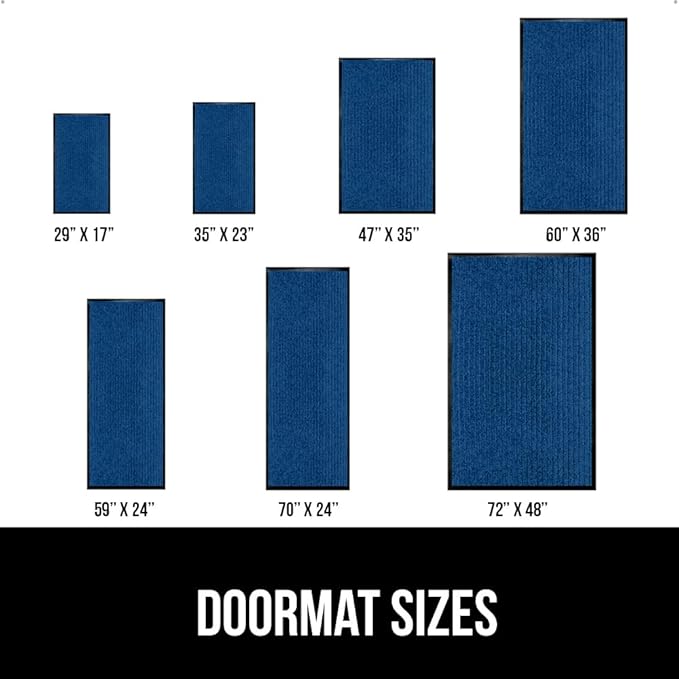 GORILLA GRIP Waterproof Traffic Guard Door Mat, 2 Pack Heavy Duty Entryway Mats - Image 6