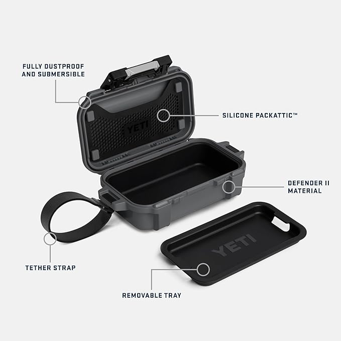 YETI LoadOut GoBox 1 Divided Waterproof Cargo Case, Dry Box, Camera Case - Image 2