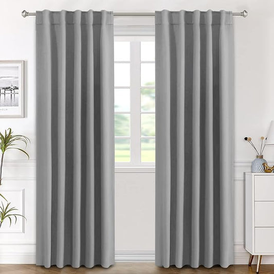 H.VERSAILTEX Blackout Curtains Thermal Insulated Window Treatment Panels Room by HVERSAILTEX