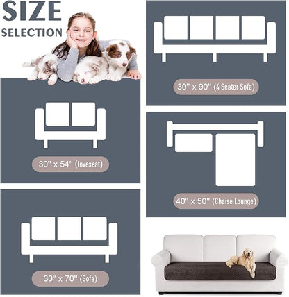 TAOCOCO 100% Waterproof Couch Cushion Cover Reversible Sofa Seat Cover - Image 6