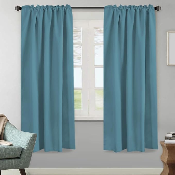 H.VERSAILTEX Blackout Curtains Thermal Insulated Window Treatment Panels Room - Image 2