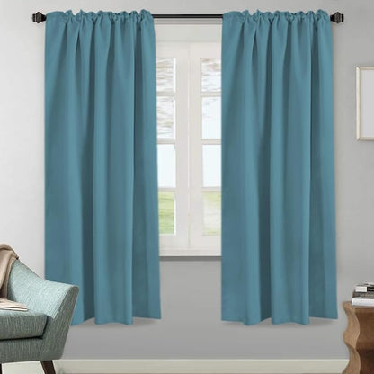 H.VERSAILTEX Blackout Curtains Thermal Insulated Window Treatment Panels Room - Image 2
