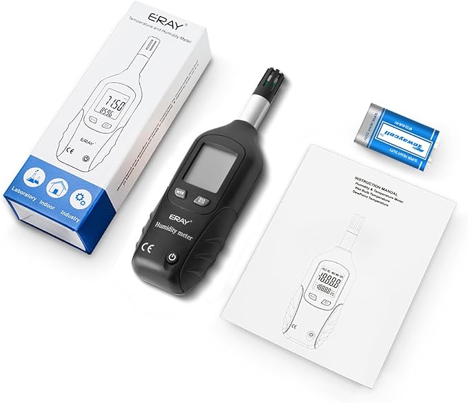 ERAY Digital Psychrometer Thermometer Hygrometer - Image 7
