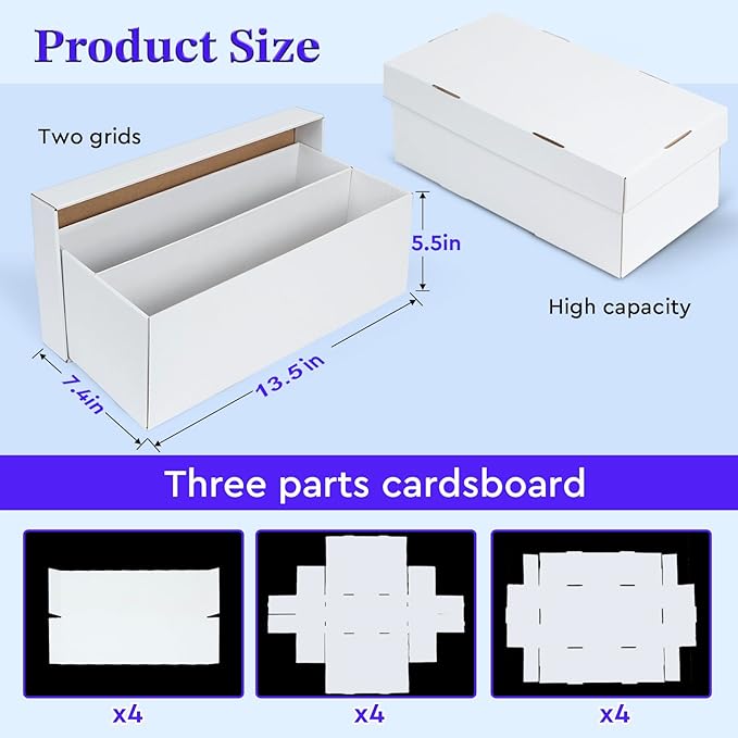 4 Pack Trading Card Storage Box - Image 2