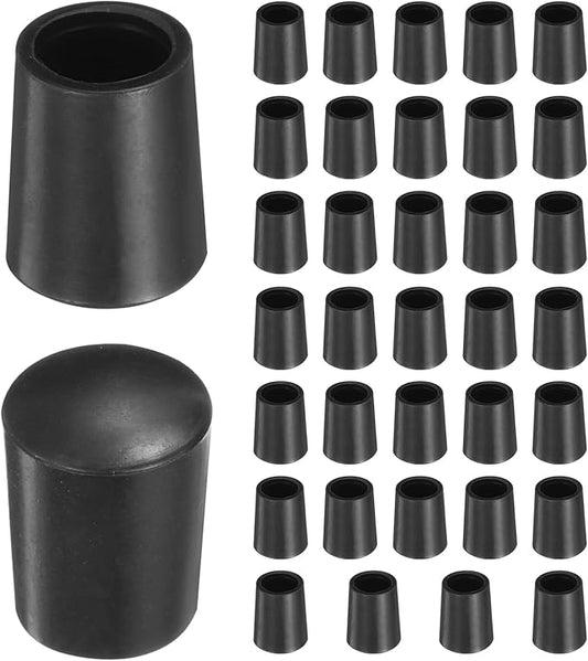 uxcell 36pcs Round Chair Leg Caps 8mm/0.3" PVC Chair Leg Floor Protectors by uxcell