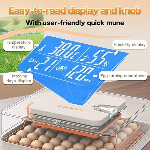 4th Gen – 56 Egg Fullly Automatic Incubator, 2026 Upgraded Design, Intelligent - Image 4