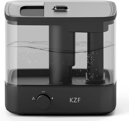 KZF 2.3L Top-Fill Cool Mist Humidifier – Whisper-Quiet, Auto Shut-Off, Baby by BreathePureLiveNaturally