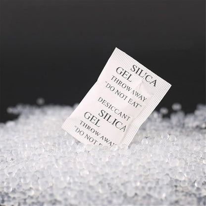 100 Packets Lot Silica Gel Desiccant Dehumidifier Moisture Absorbing Bags - Image 2
