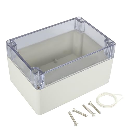 ABS Plastic Junction Box, Dustproof Waterproof IP65 Electrical Box by AWCLUB