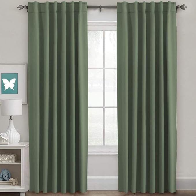 H.VERSAILTEX Blackout Curtains Thermal Insulated Window Treatment Panels Room by HVERSAILTEX