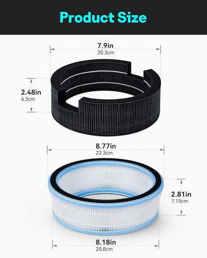 Leemone Replacement HEPA Filters & Wick Filters Compatible - Image 3