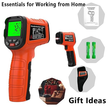 Infrared Thermometer Gun -58°F to 2732°F, 50:1 Non-Contact Laser Temperature Gun - Image 5