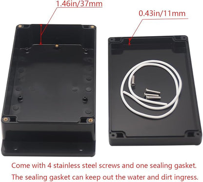 Project Box ABS Black Electrical Boxes IP65 Outdoor Waterproof Box Electronic - Image 5